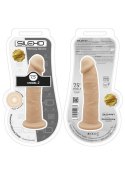 Dildo na przyssawce realistyczny jędrny penis 19cm Silexd