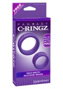 Pierścień-MAX WIDTH SILICONE RINGS PURPLE