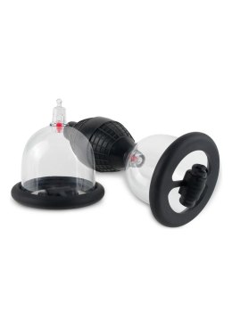 Pompka-FF VIBR NIPPLE PLEASURE CUPS BLACK Fetish Fantasy