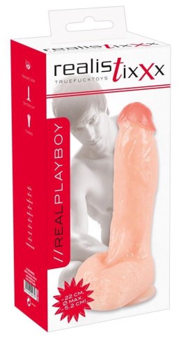 Solidne dildo duże grube naturalny penis sex 23cm Realistixxx