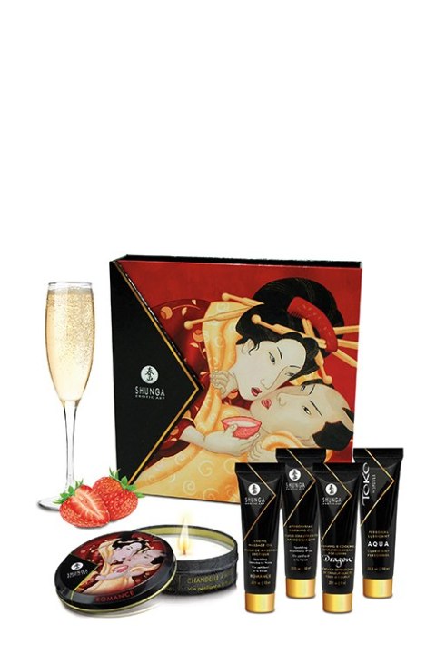 Zestaw-GEISHAS SECRET KIT STRAWBERRY WINE Shunga