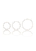 Pierścień-RUBBER RING WHITE SET 3PCS CalExotics