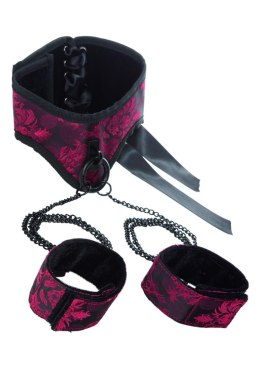 Kajdanki-SCANDAL POSTURE COLLAR WITH CUFFS CalExotics