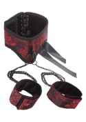 Kajdanki-SCANDAL POSTURE COLLAR WITH CUFFS CalExotics