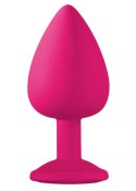 Kolorowy ozdobny korek plug analny kryształ 10cm Lola Toys