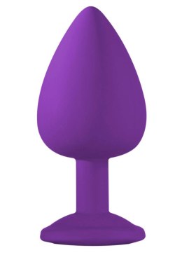 Kolorowy ozdobny korek plug analny kryształ 10cm Lola Toys