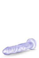 Przezroczyste miękkie dildo mocna przyssawka 17 cm Blush