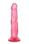 Różowe miękkie dildo z mocną przyssawką 17 cm Blush