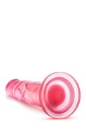 Różowe miękkie dildo z mocną przyssawką 17 cm Blush