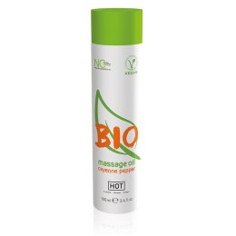 Wegański bio olejek do masażu ciała 100ml pieprz Hot