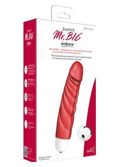 Wibrator-Joystick Mr. BIG comfort intense, passion red JoyDivision