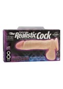 Wibrator-THE REALISTIC COCK VIBR 8 """" FLESH Doc Johnson