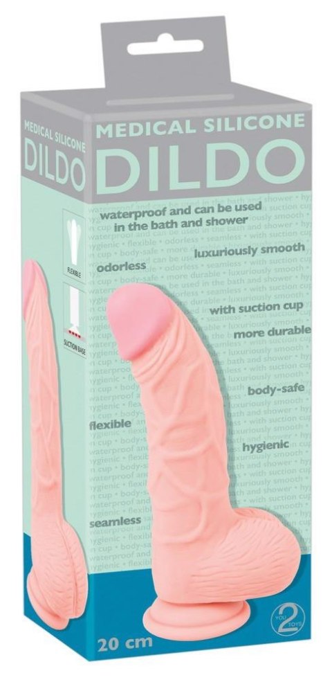 Penis na przyssawce śliczny realistyczny dildo 20c Medical Silicone