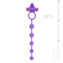 Pierścień-Triple Pleasure Purple Easy Toys