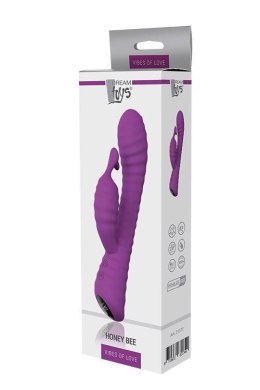 Wibrator królik z masażerem łechtaczki 9 tryb 13cm Dream Toys