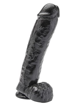 Dildo-cock 11 inch w/ balls black TOYJOY