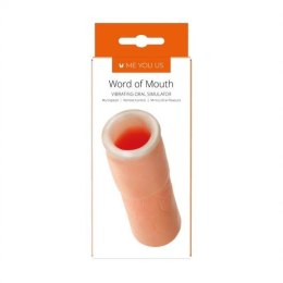 Masturbator- Word Of Mouth Vibrating Oral Simulator Flesh Me You Us