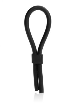 Pierścień-SILICONE STUD LASSO BLACK CalExotics