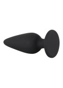 Zatyczka analna korek silikonowy sex plug mały 7cm Black Velvets