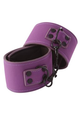 Kajdanki-lust bondage wrist cuffs purple NS Novelties