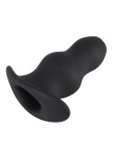 Otwarty korek analny plug tunel sex zatyczka 11cm Black Velvets