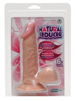 Solidne naturalne dildo jak penis przyssawka 17cm NMC