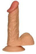 Solidne naturalne dildo jak penis przyssawka 17cm NMC