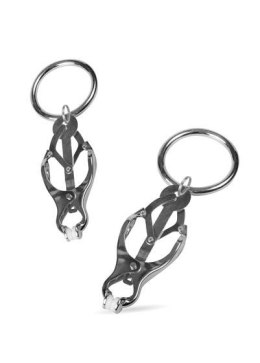 Stymulator-Japanese Clover Clamps With Ring Easytoys