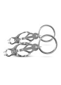 Stymulator-Japanese Clover Clamps With Ring Easytoys