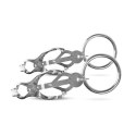 Stymulator-Japanese Clover Clamps With Ring Easytoys