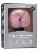 Kajdanki-furry handcuffs - pink Easytoys