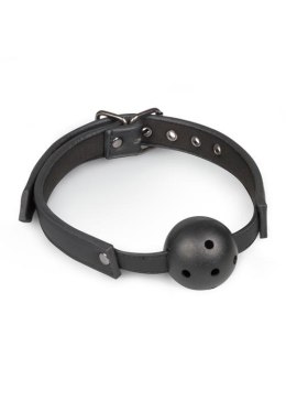 Knebel-Ball Gag With PVC Ball - Black Easytoys