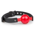 Knebel-Ball Gag With PVC Ball - Red Easytoys