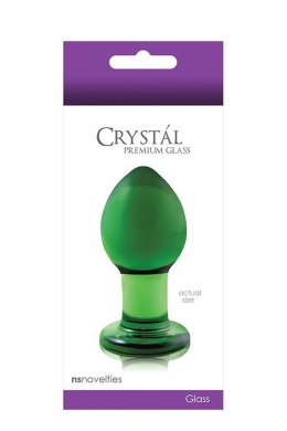 Plug-CRYSTAL MEDIUM GREEN NS Novelties