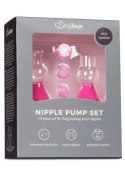 Pompka-Pink Nipple Sucker Set Easytoys