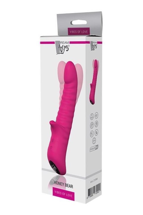 Wibrator-DREAM TOYS HONEY BEAR MAGENTA Dream Toys