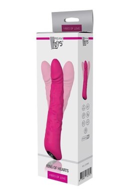 Wibrator-DREAM TOYS KING OF HEARTS MAGENTA Dream Toys