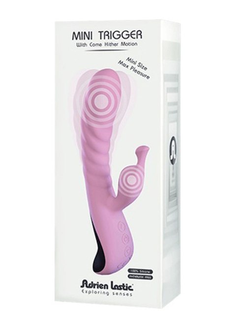 Wibrator-Mini Trigger 10+10 function pink Adrien Lastic