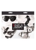 Zestaw-SINFUL BONDAGE KIT BLACK NS Novelties