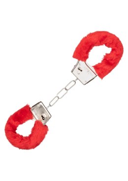 Playful Furry Cuffs Red