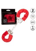 Playful Furry Cuffs Red