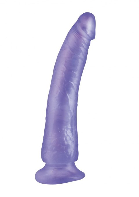 Dildo-basix slim 7"""" dong purple Basix Rubber Works