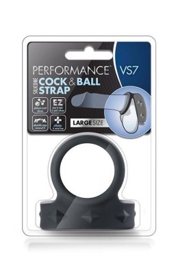 Pierścień-PERFORMANCE VS7 COCK & BALL STRAP LARGE Blush