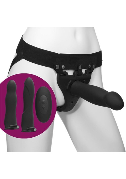 Proteza-Strap-On 4-Piece Set Vibrating Doc Johnson