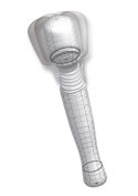 Stymulator-WANACHI MINI MASSAGER WHITE Pipedream Wanachi