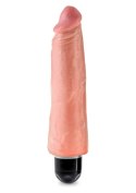 Wibrator-KING COCK 8"""" VIBR STIFFY FLESH Pipedream