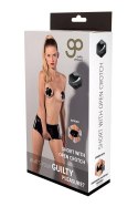 Bielizna-GP DATEX SHORT WITH OPEN CROTCH, L Guilty Pleasure Fetish Wear