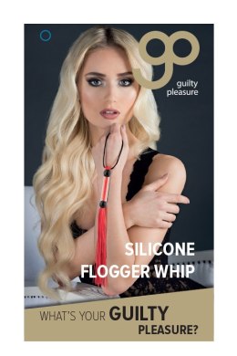 Pejcz-GP SILICONE FLOGGER WHIP RED Guilty Pleasure BDSM