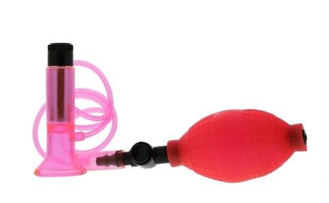 Pompka-clitoral vibrating pump - clear hot pink Seven Creations