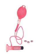 Pompka-clitoral vibrating pump - clear hot pink Seven Creations